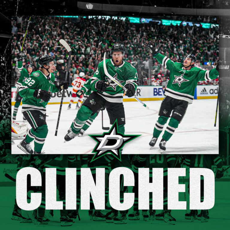 Dallas Stars Team Clinched Graphic