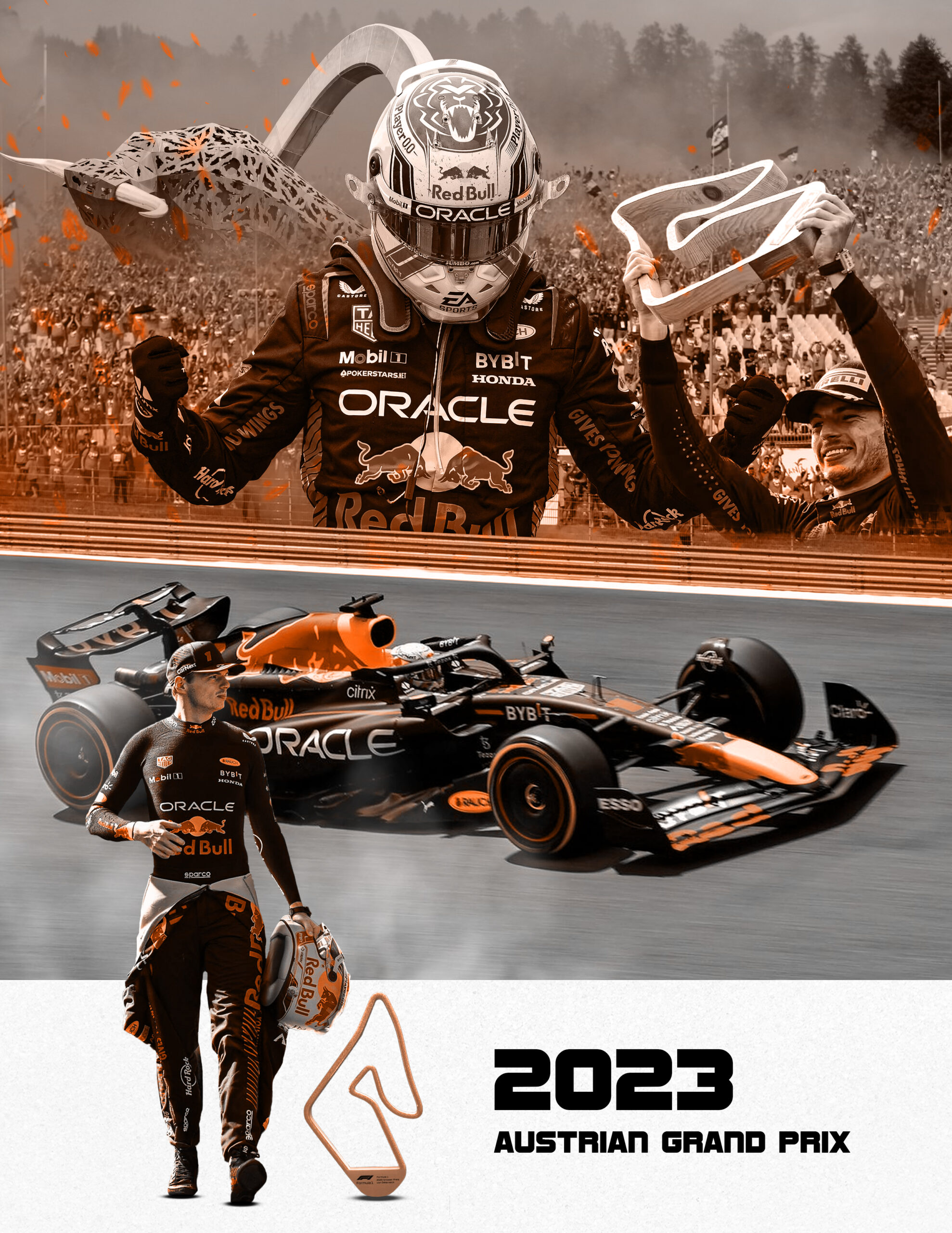 Max Verstappen Hype Graphic