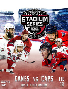 2023 NHL Stadium Series promotional poster