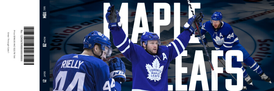 Toronto Maple Leafs game ticket concept