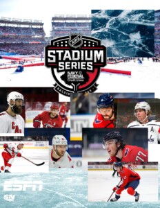 2023 NHL Stadium Series "before" canvas