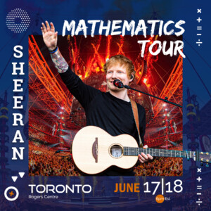 Ed Sheeran's Mathematics Tour Promo Graphic