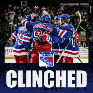 New York Rangers Clinched Graphic