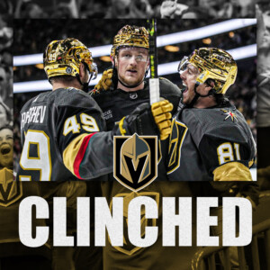 Las Vegas Golden Knights Clinched Graphic